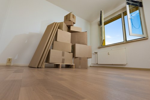 Professional movers from Havering efficiently loading a truck