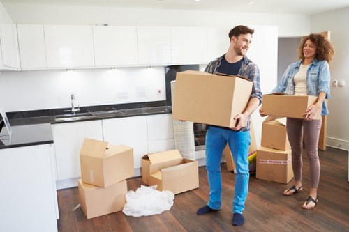 Eco-friendly packing materials used by Blackwall movers
